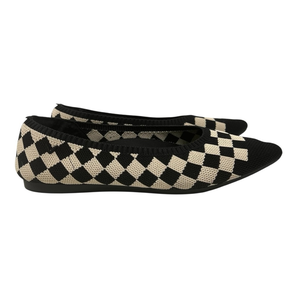 Vivaia Aria Walker Checker Point Toe Comfort Slip On Loafer Flats Women’s 37 - Picture 7 of 16